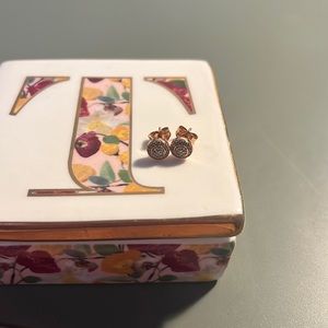 Kay Diamond and Rose Gold earrings